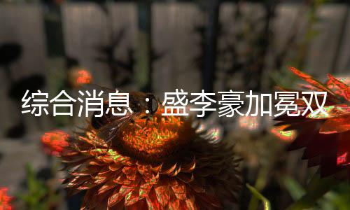 綜合消息：盛李豪加冕雙冠王 中國(guó)5金暫居金牌榜第三