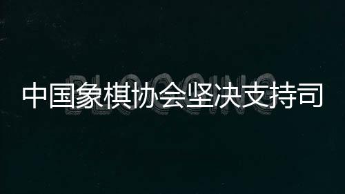 中國象棋協(xié)會堅決支持司法機關(guān)依法打擊涉象棋行業(yè)的違法行為
