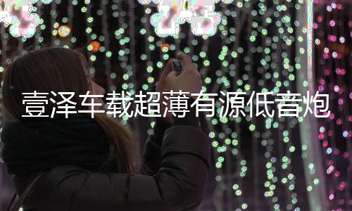 壹澤車載超薄有源低音炮重低音汽車改裝音響專用座椅10寸藍牙音箱