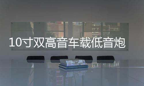 10寸雙高音車載低音炮12V貨車音響24V汽車音響藍(lán)牙家用音箱220V