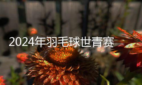 2024年羽毛球世青賽單項賽第一輪：中國隊小將全勝晉級